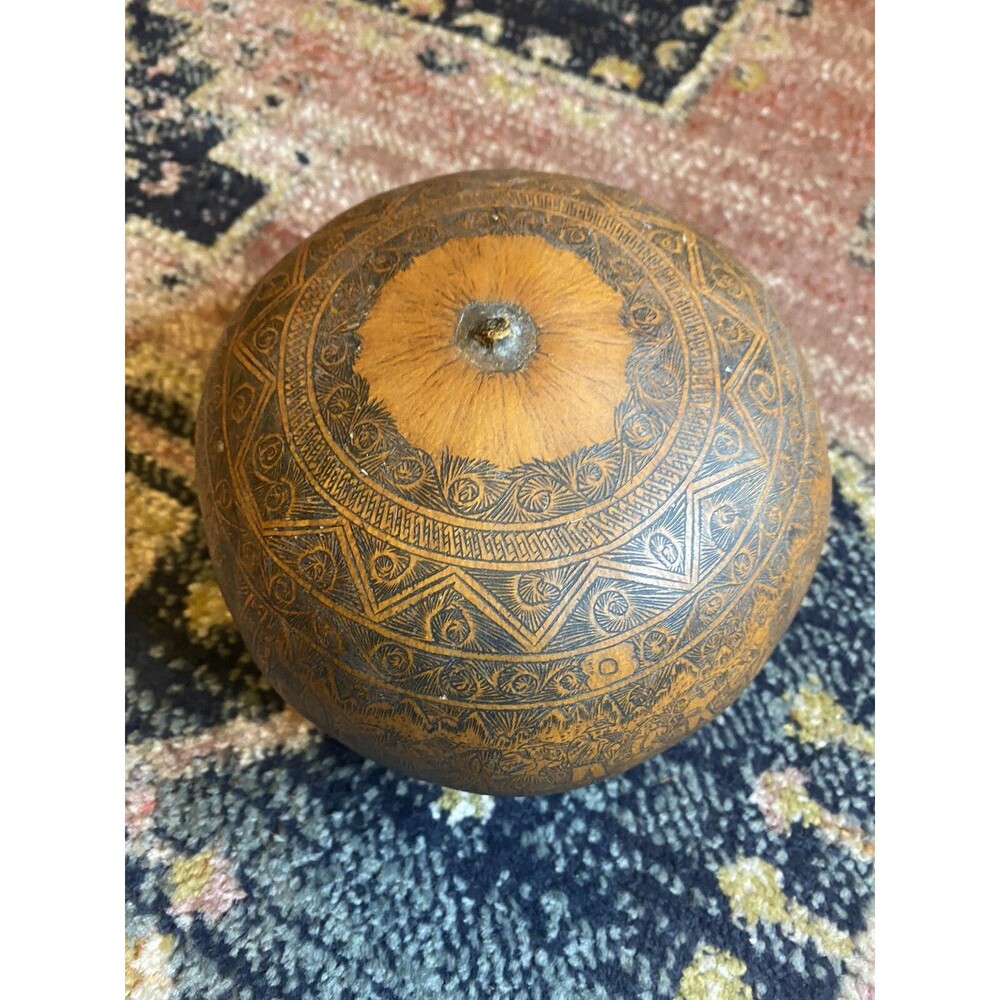 Folk Art Vintage Hand Carved Gord